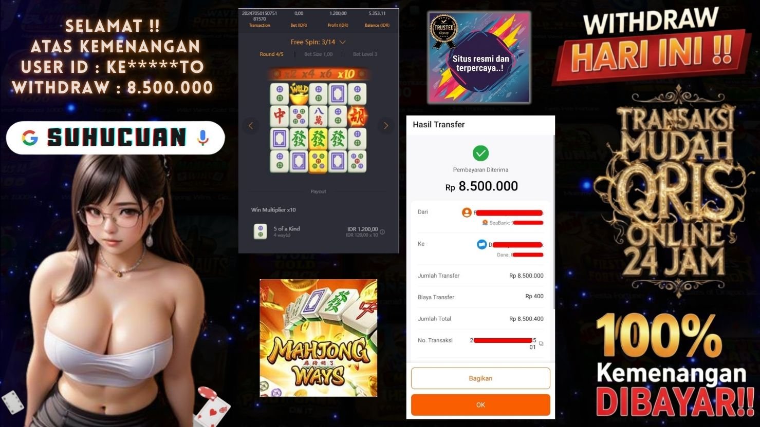 SUHUCUAN JACKPOT SLOT MAHJONG WAYS